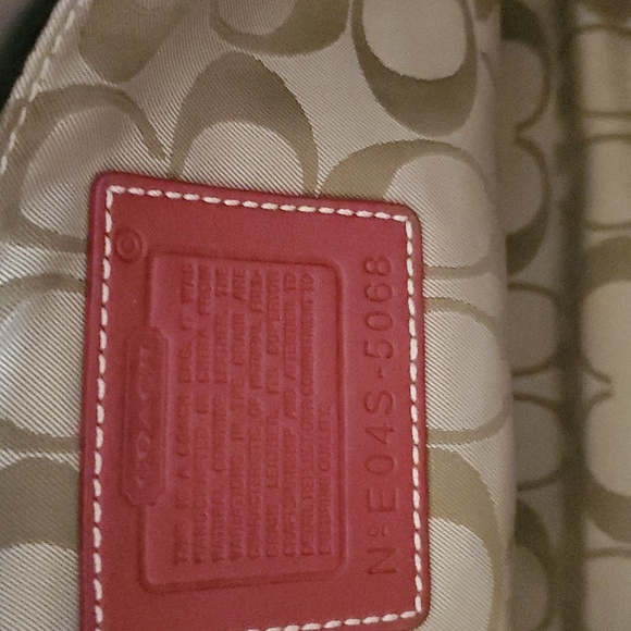 Vintage Coach Red Leather Toiletry Bag - Picture 3 of 4